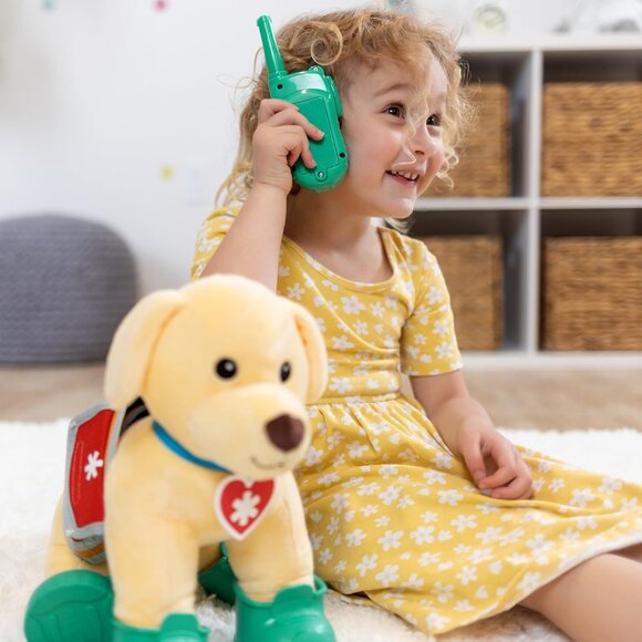 Melissa & Doug Let's Explore Ranger Rescue Dog Pretend Play Set Gear Puppy Campi - Picture 7 of 14